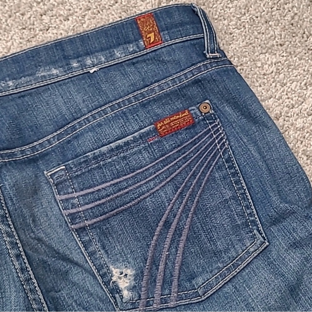 7 For All Mankind dojo Blue Women's Jeans